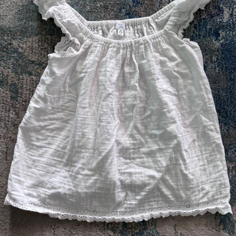Time-and-tru Women's White Blouse